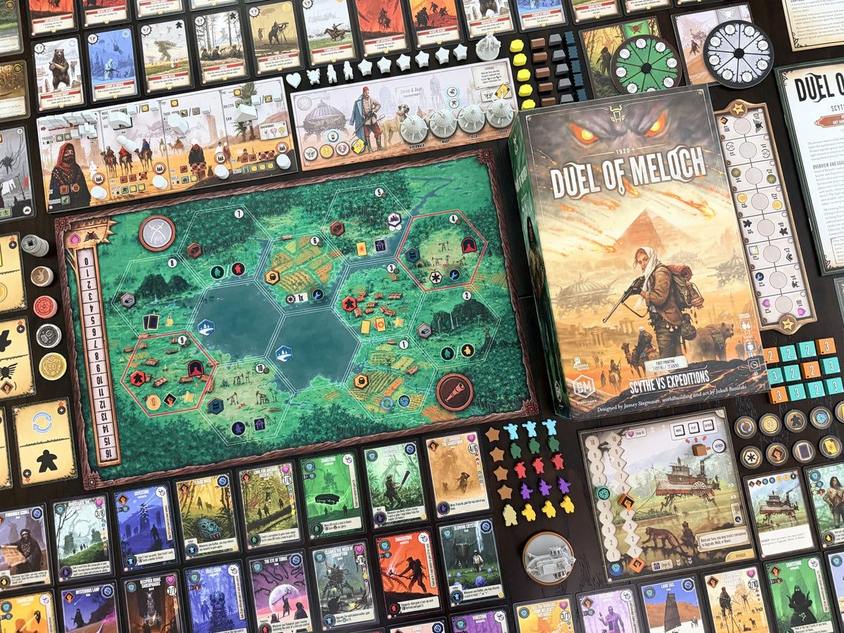 Duel of Meloch game components