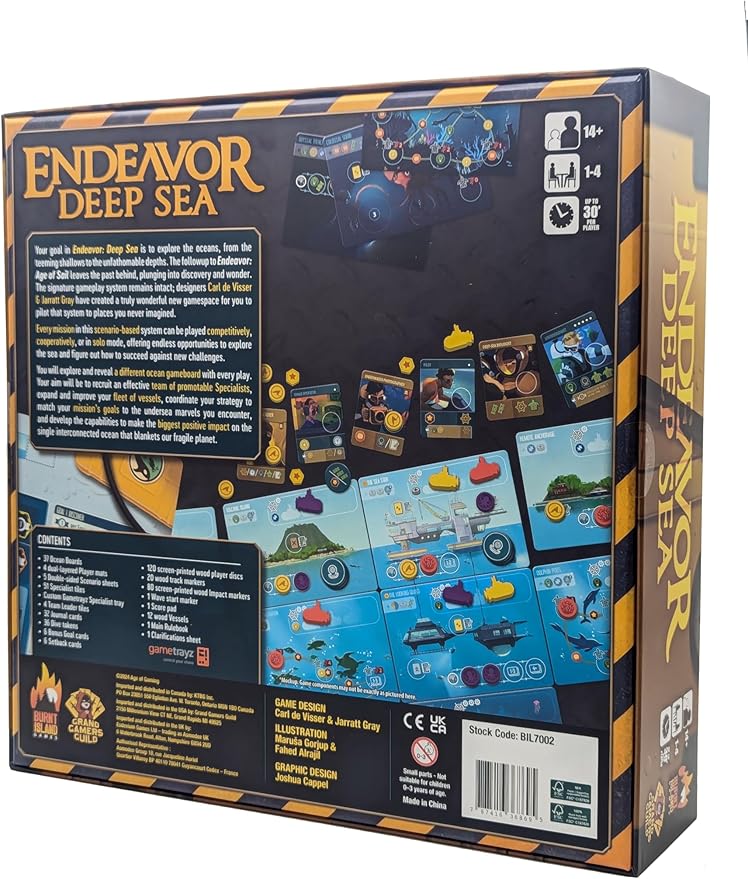 Endeavor Deep Sea Board Game