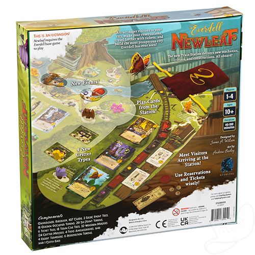 Everdell NewLeaf Expansion back of box