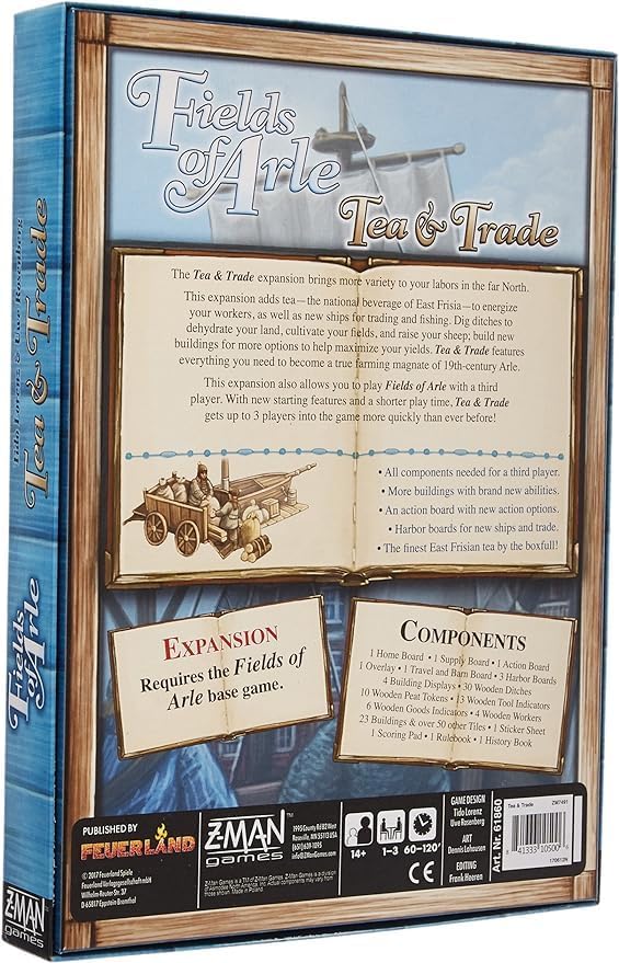 Fields of Arle Tea and Trade back of box