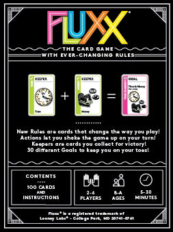 Fluxx back of box