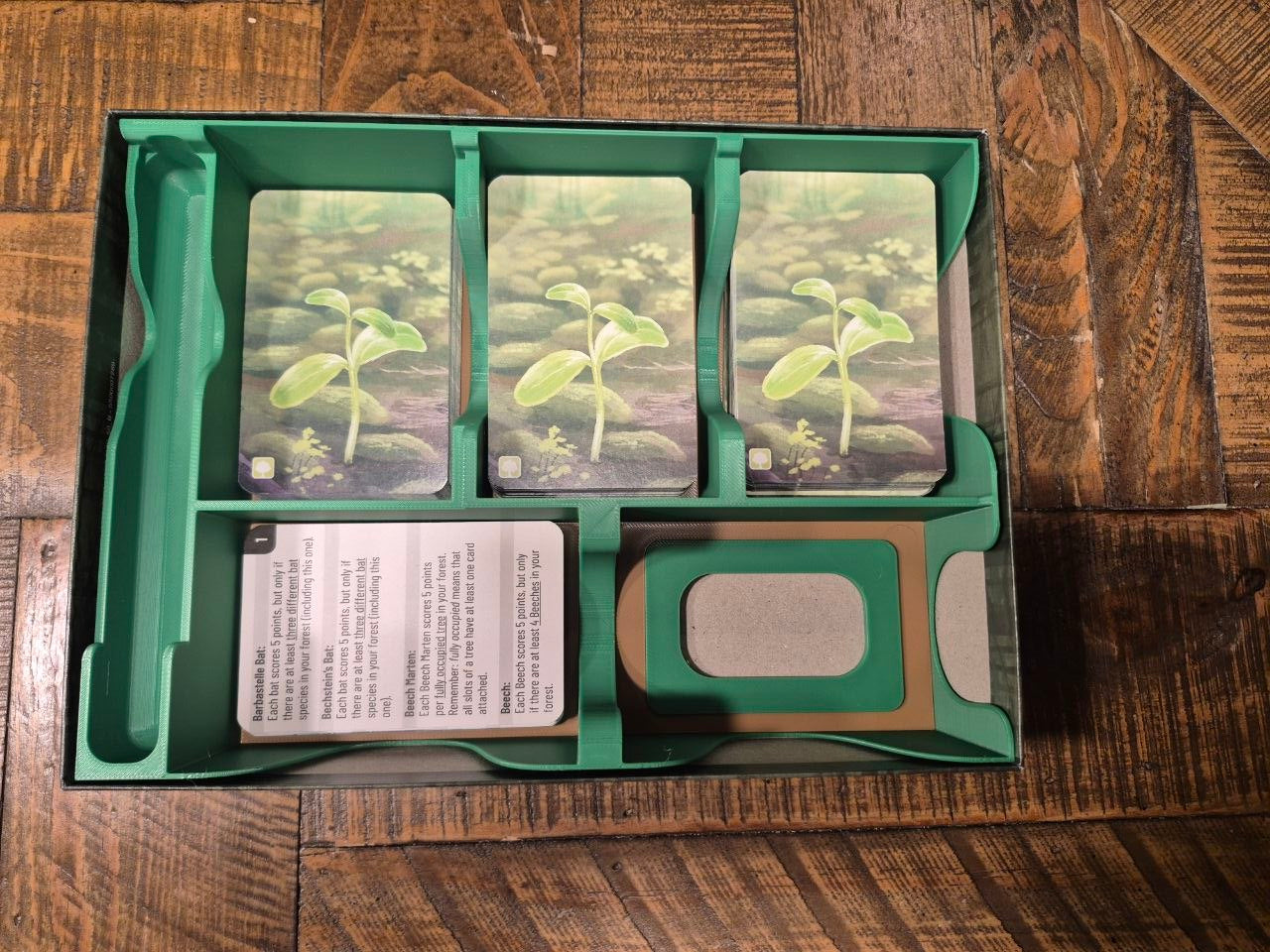 Forest shuffle organiser