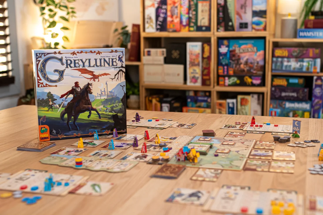 Greylune Board Game setup