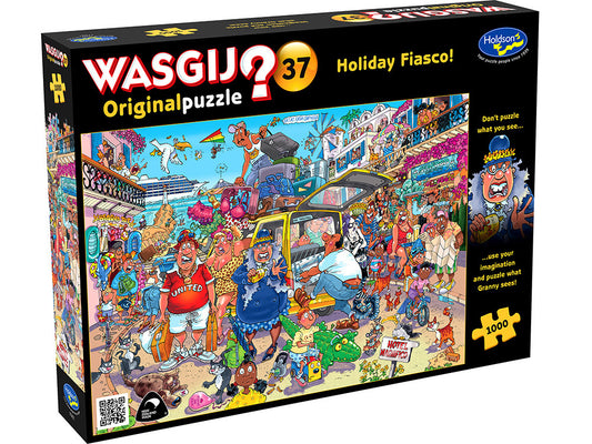 WASGIJ puzzle box with colorful illustration and text