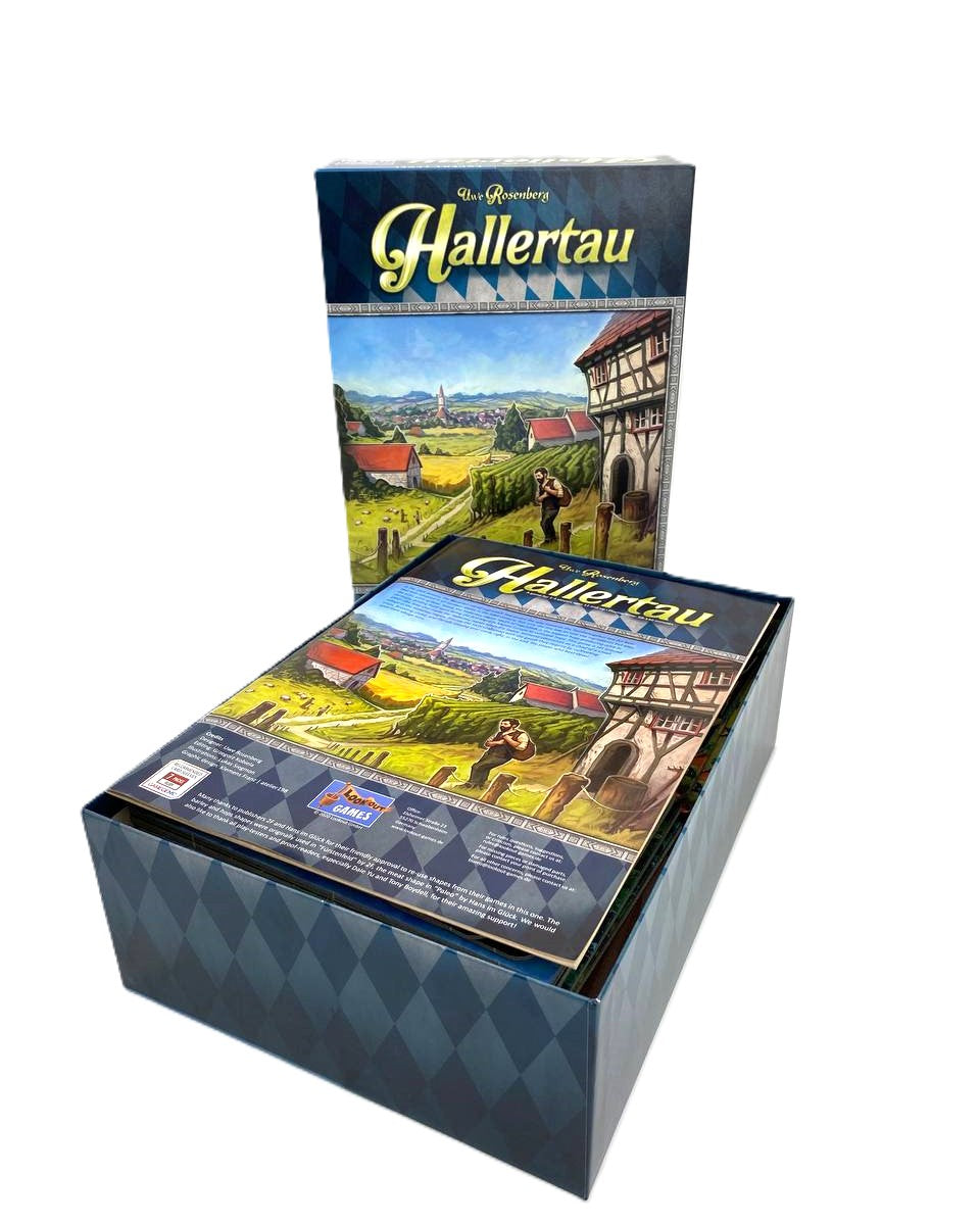 Hallertau board game organiser