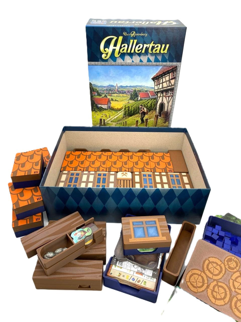 Hallertau board game organiser