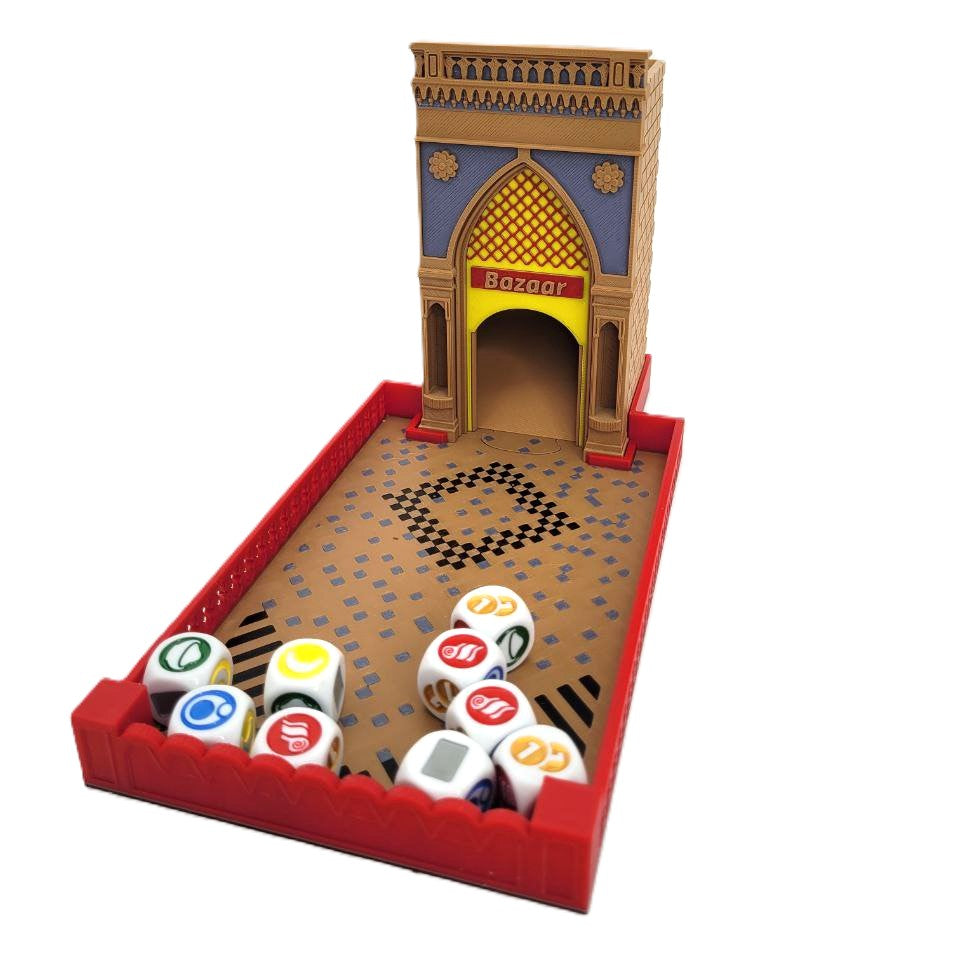 Board Game Organiser & Dice Tower for Istanbul Dice