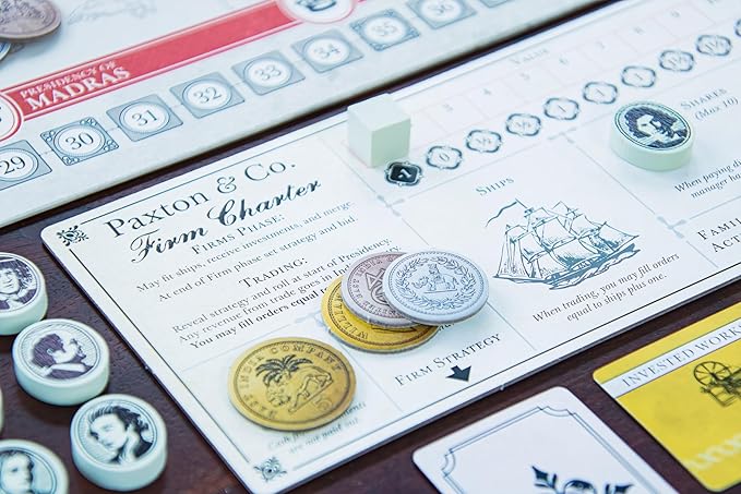John Company Board Game Components