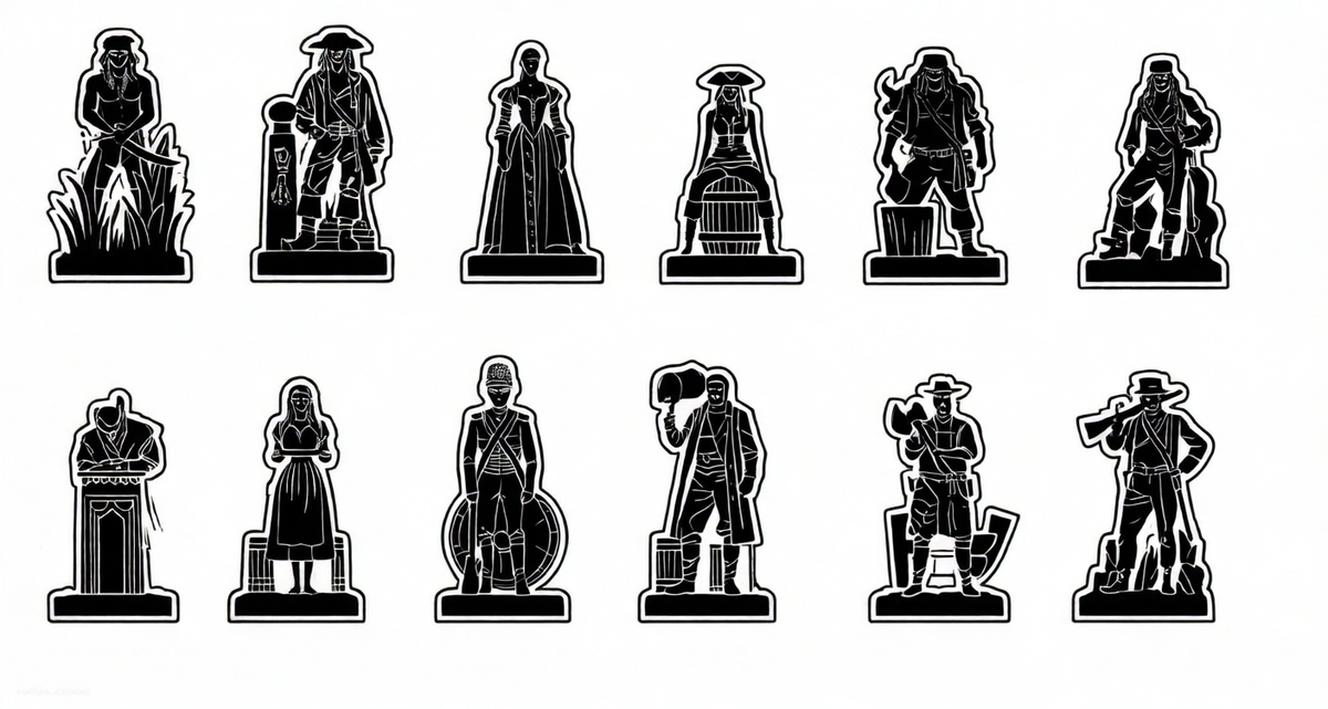 Miniature Figurines for Pirates of Maracaibo
