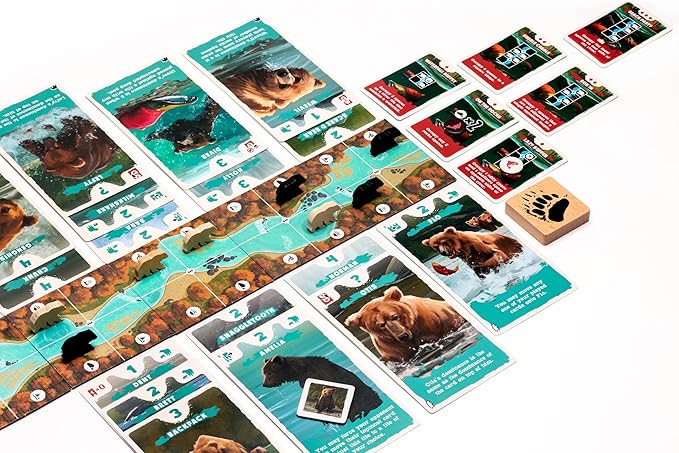Collection of animal-themed cards on a white background