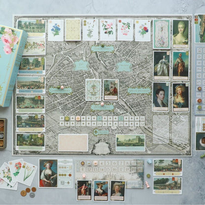 La Fleur Rococo Gardens game setup