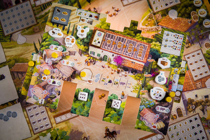 La Granja Deluxe Master Set Board Game Components
