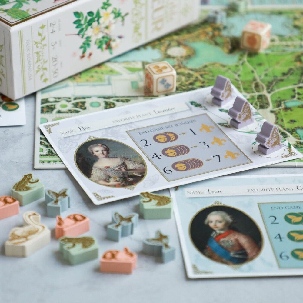 La Petite Fleur board game components