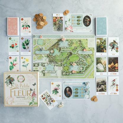 La Petite Fleur board game setup