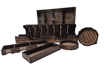 Nusfjord Big Box Timber Pre-Assembled Organiser