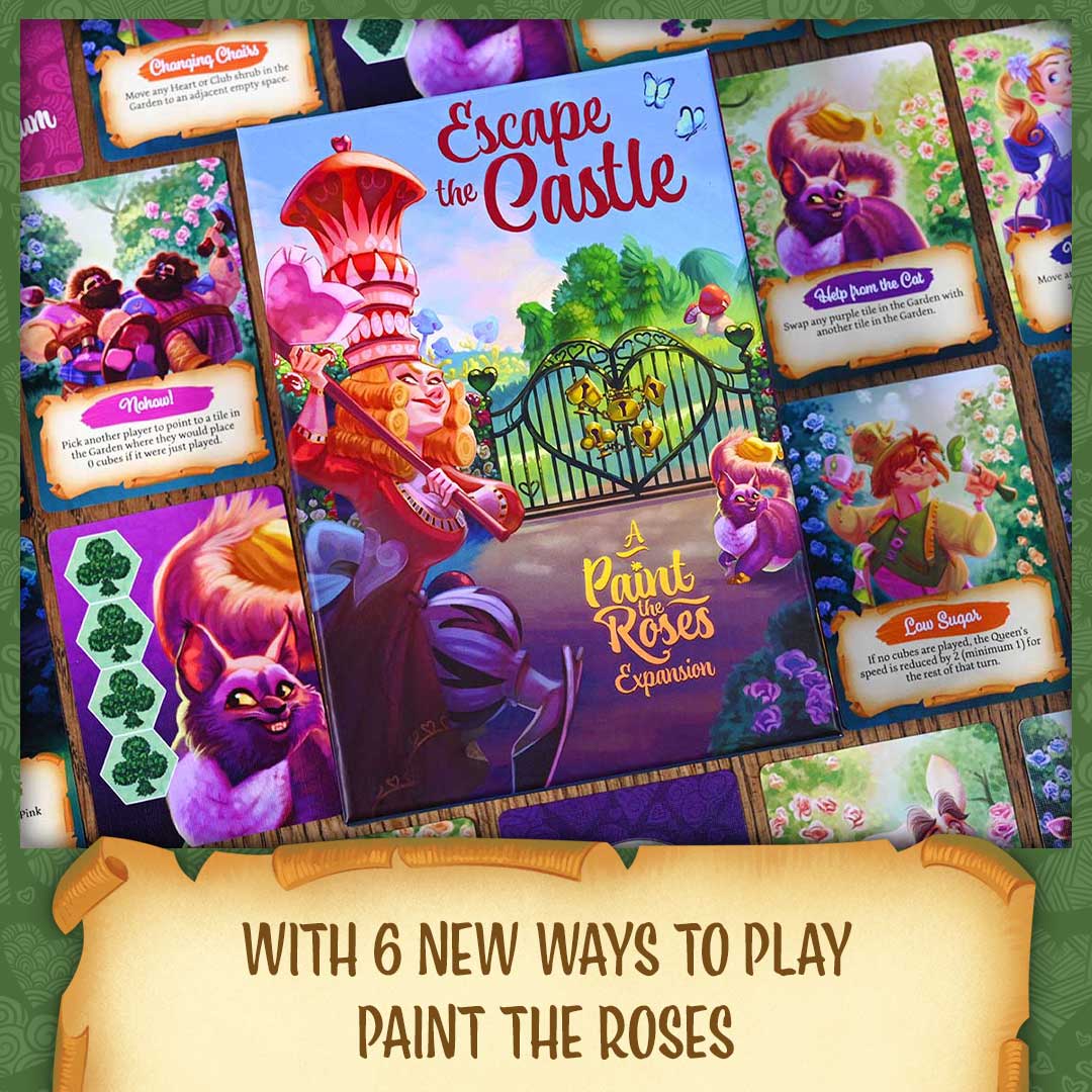 Paint the roses escape the castle expansion cards