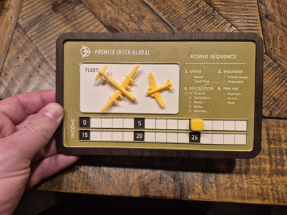 Pan Am Timber Player Board