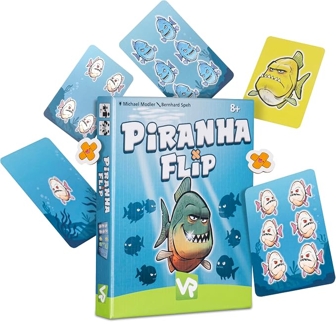 Piranha Flip board game box