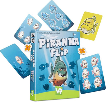 Piranha Flip board game box