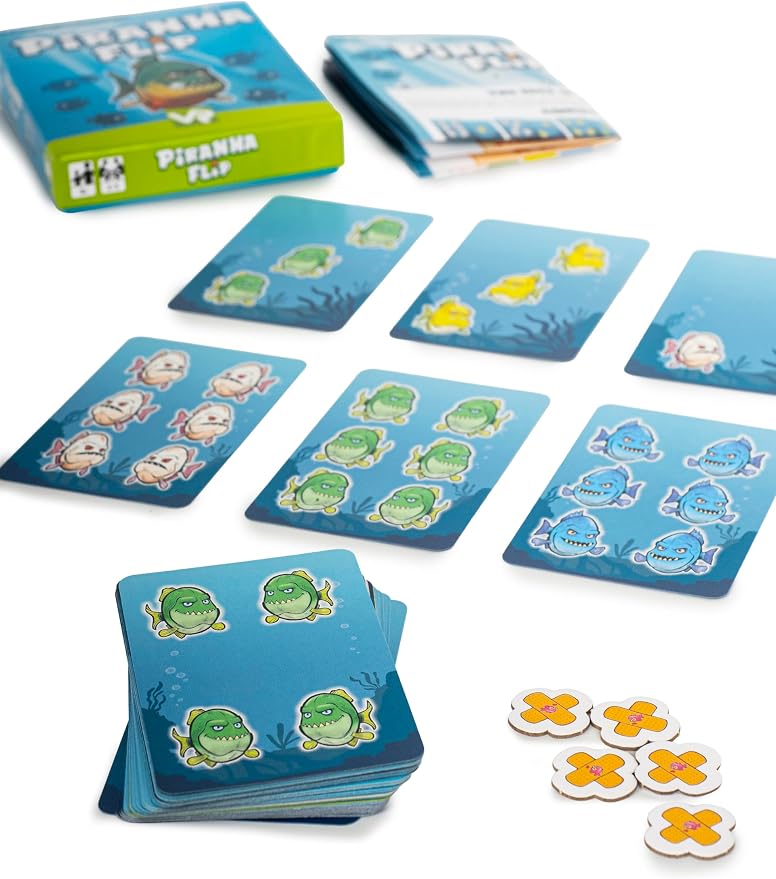 Piranha Flip cards
