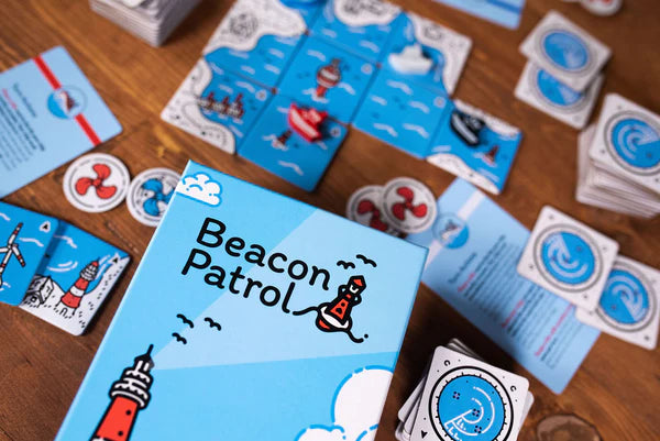 Beacon Patrol board game components