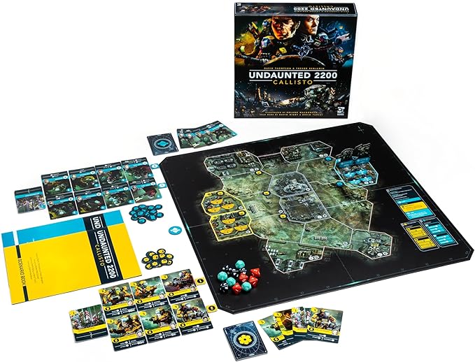 Undaunted 2200 Callisto board game setup