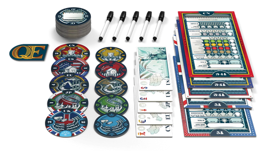 QE Board Game Components