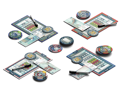 QE Board Game Components