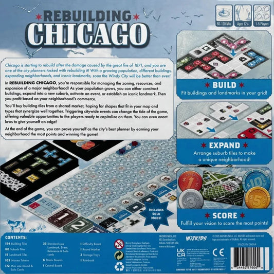 Rebuilding Chicago Back of box