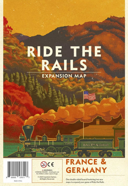 Ride the Rails Expansion Map France and Germany