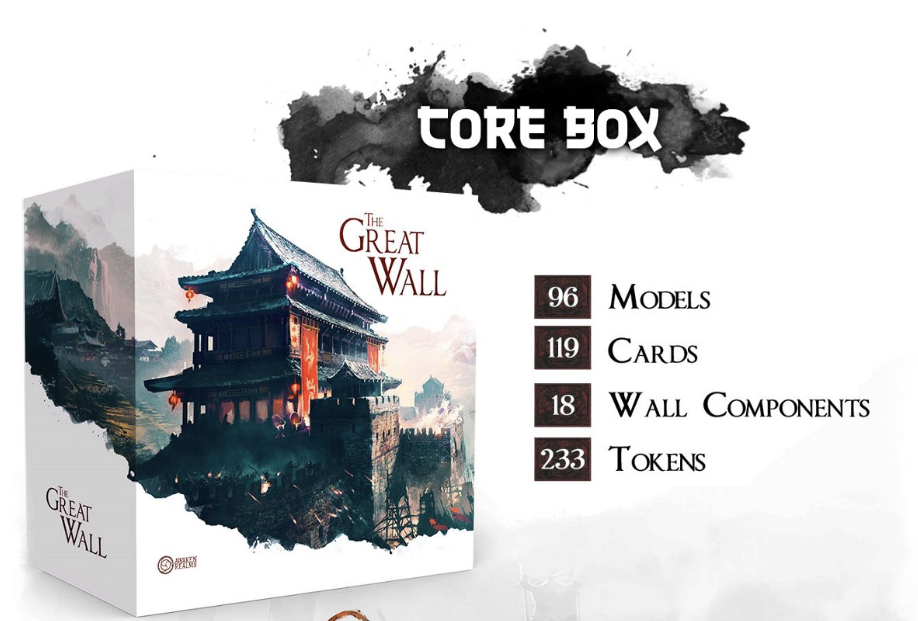 The Great Wall Core with Stretch Goals 3DLevelup