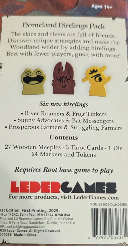 Root - Homeland Hireling Pack