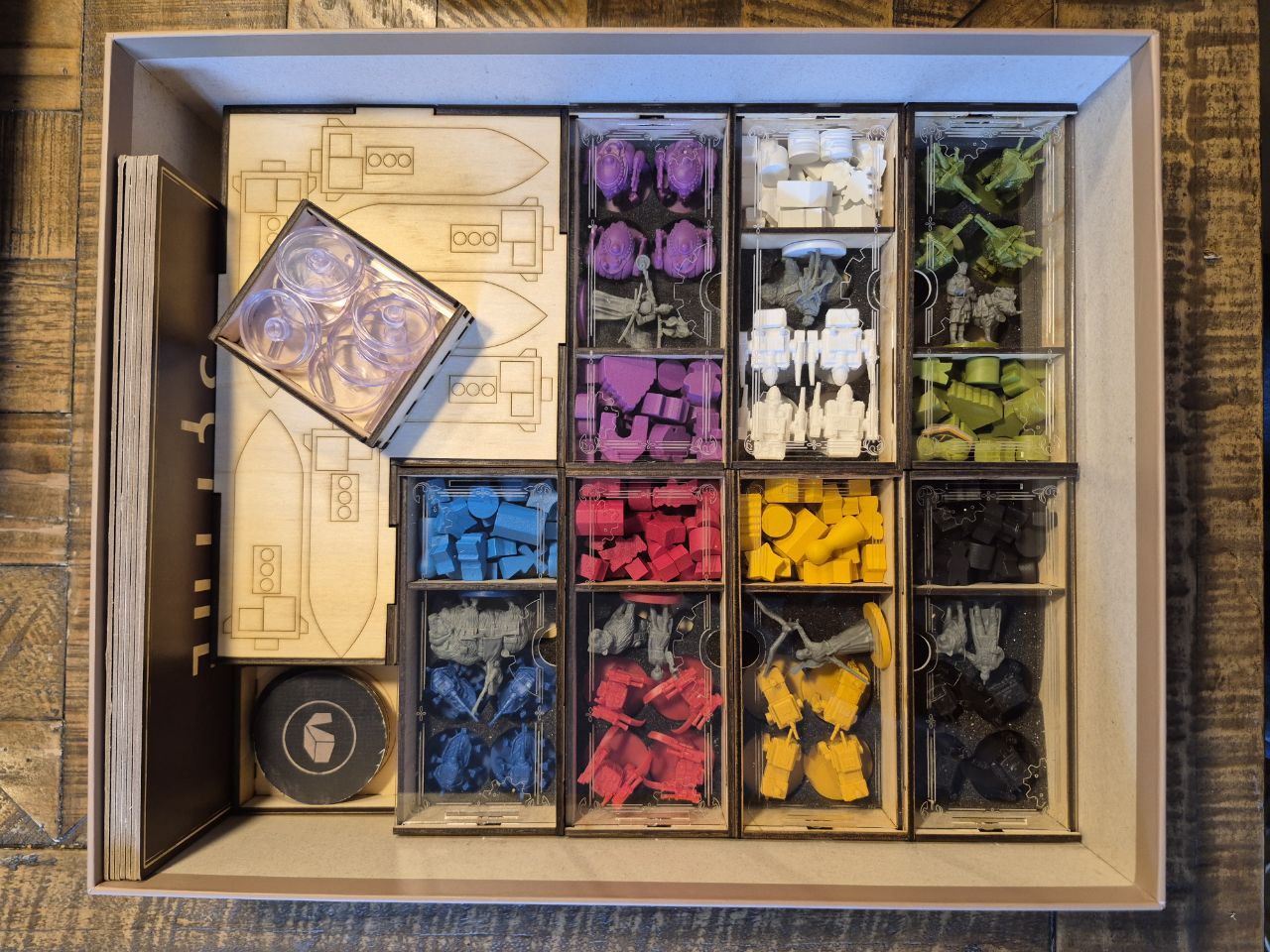 Scythe Timber Organiser layout