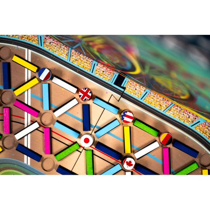 Spokes board game close up