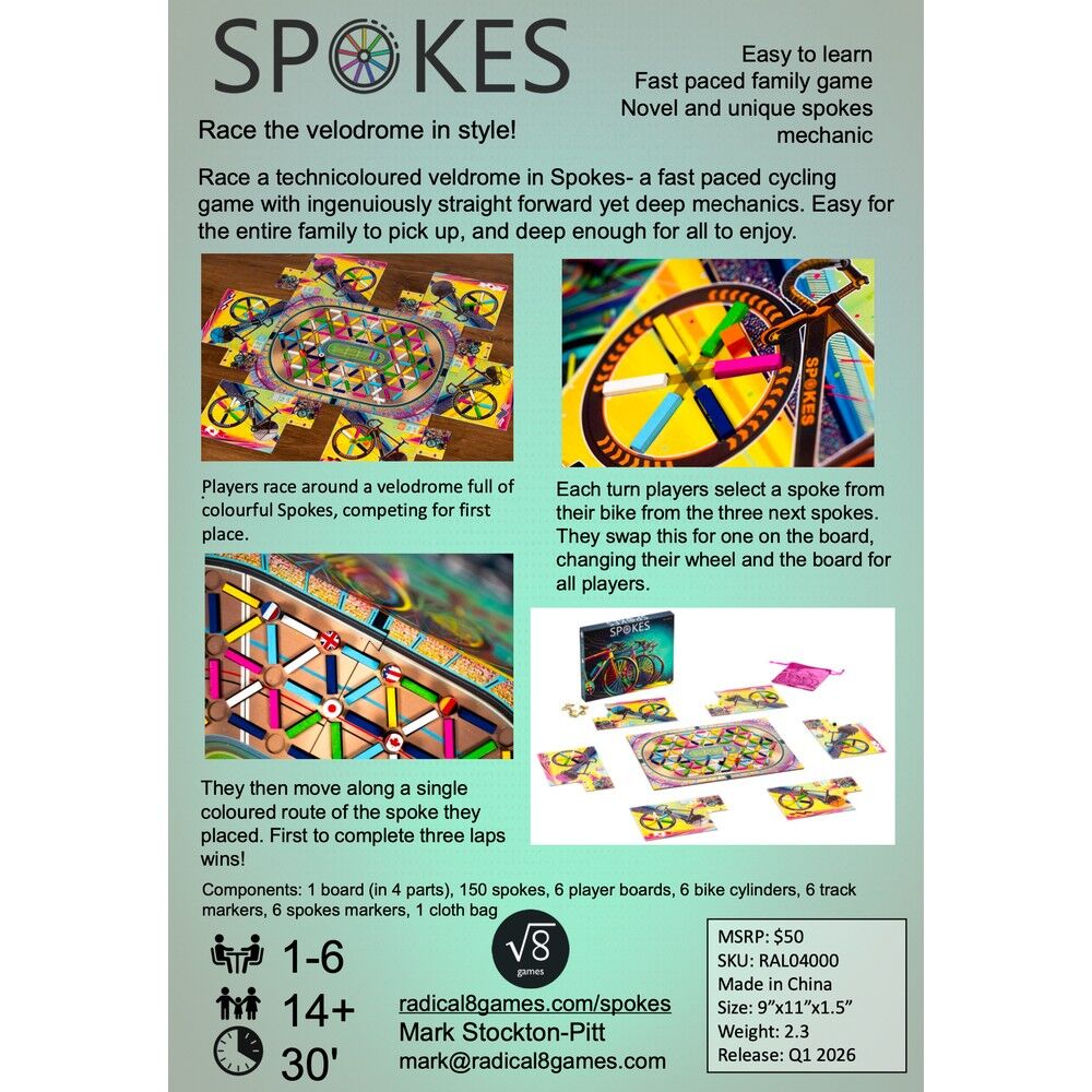 Spokes board game card steps