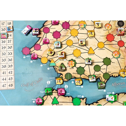 Tanto Monta board game map
