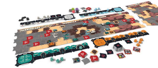 Thunder road vendetta board game components