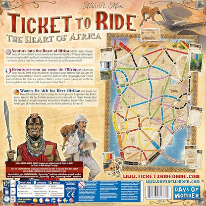 Ticket to Ride Africa back of box