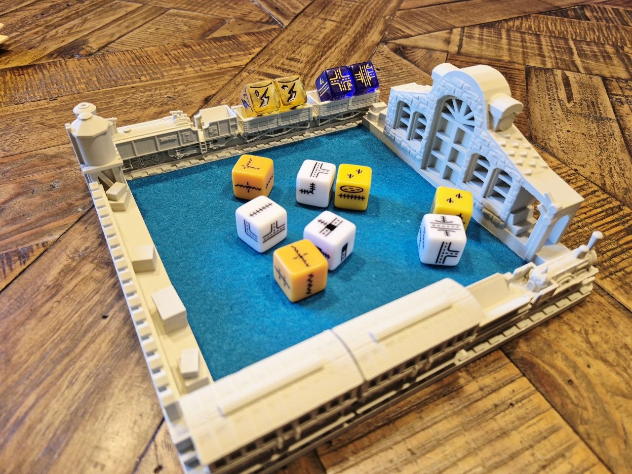 Train Dice Tray - Suitable for Railroad Ink