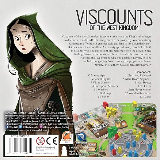 Viscounts of the West Kingdom Back of Box