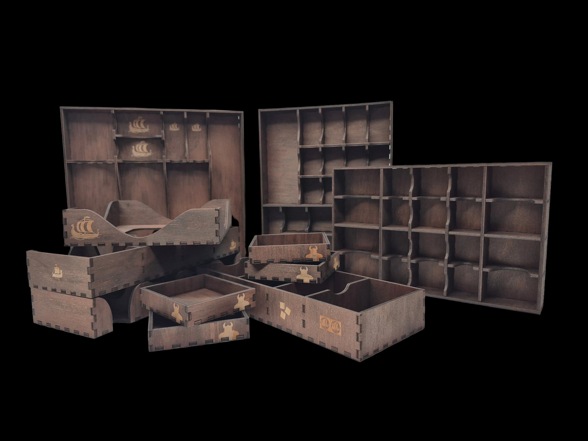 Feast for Odin Organiser Walnut Stain