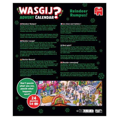 Wasgij Christmas Reindeer Advent Puzzles