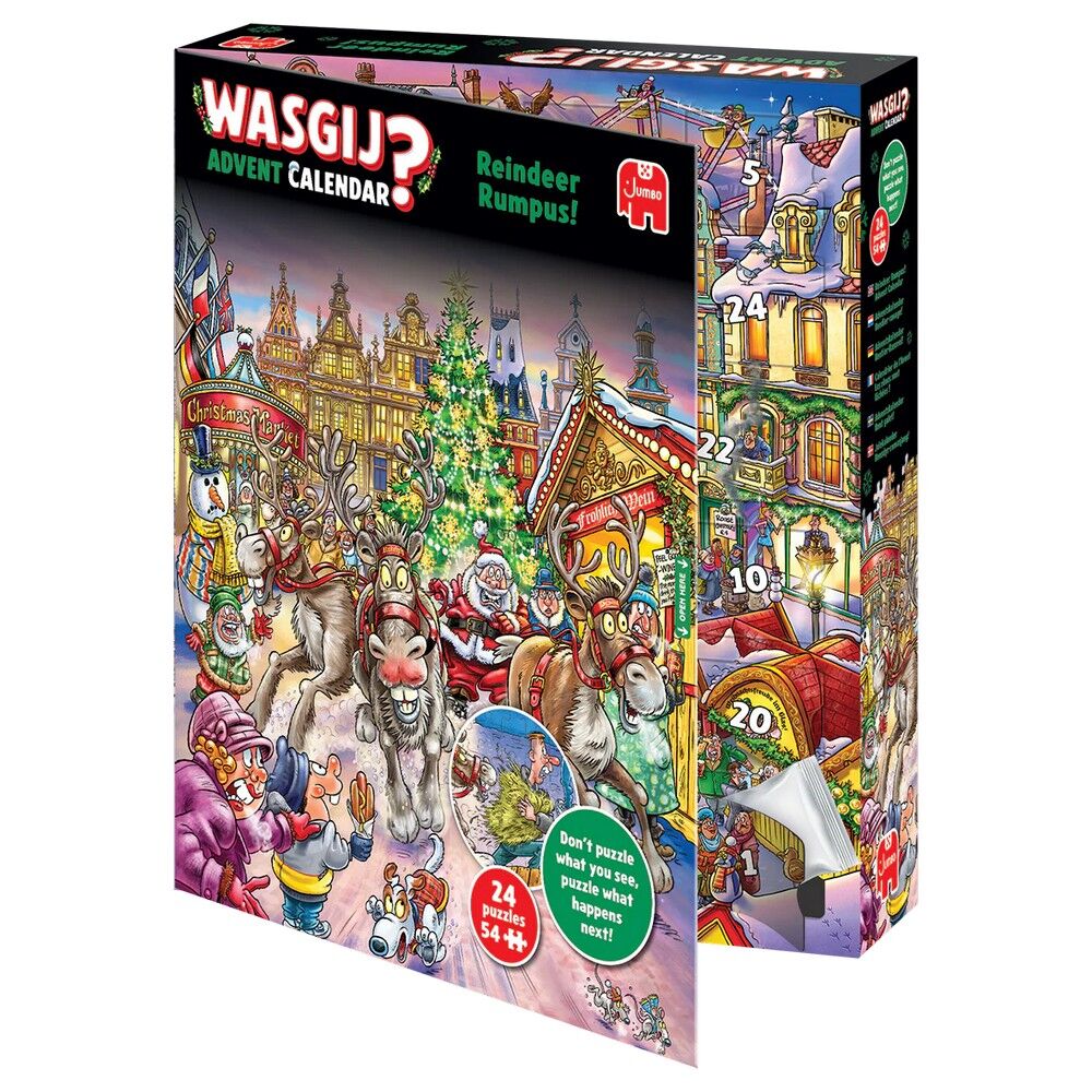 Wasgij Christmas Reindeer Advent Puzzles