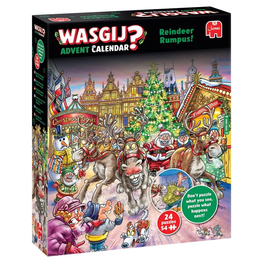 Wasgij Christmas Reindeer Advent Puzzles
