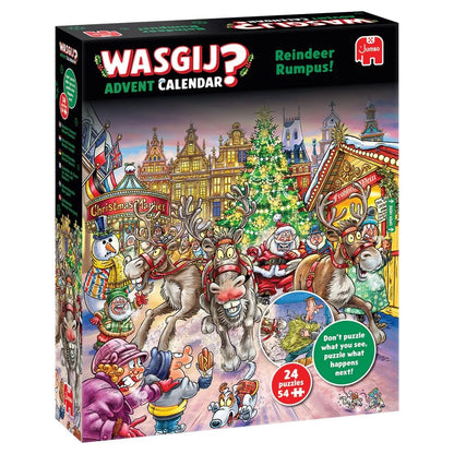 Wasgij Christmas Reindeer Advent Puzzles