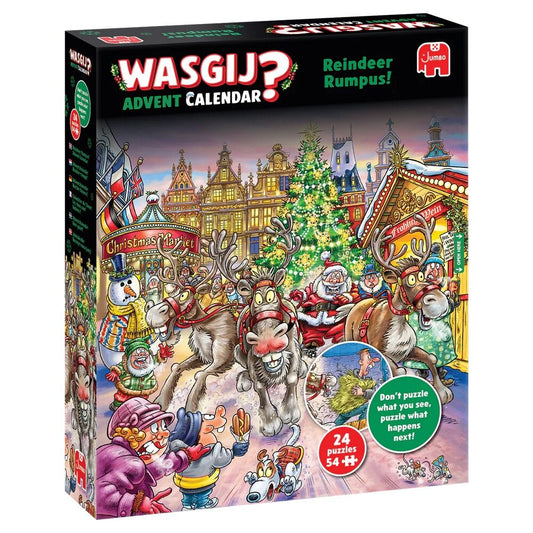 Wasgij Christmas Reindeer Advent Puzzles