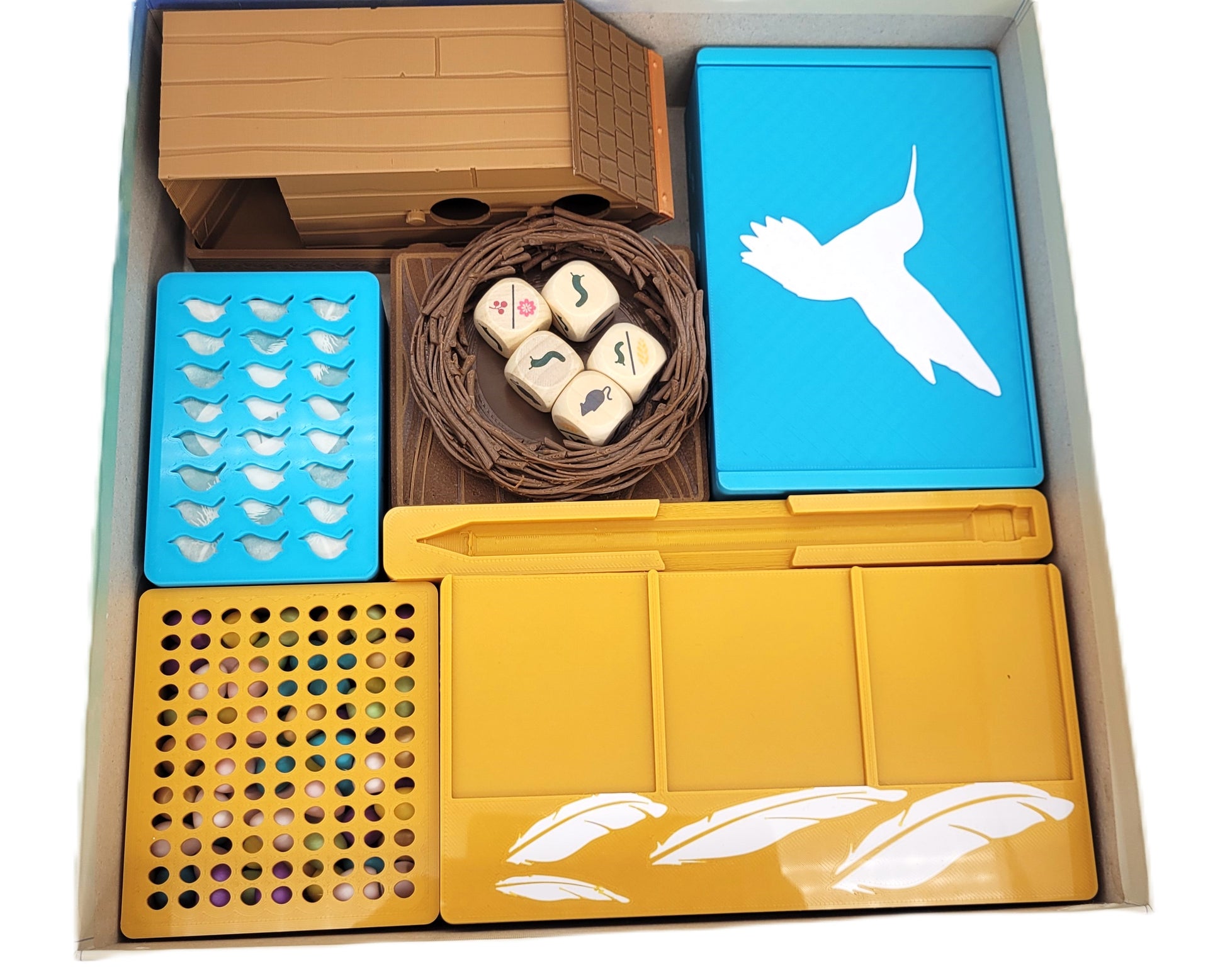 Wingspan organiser in the box