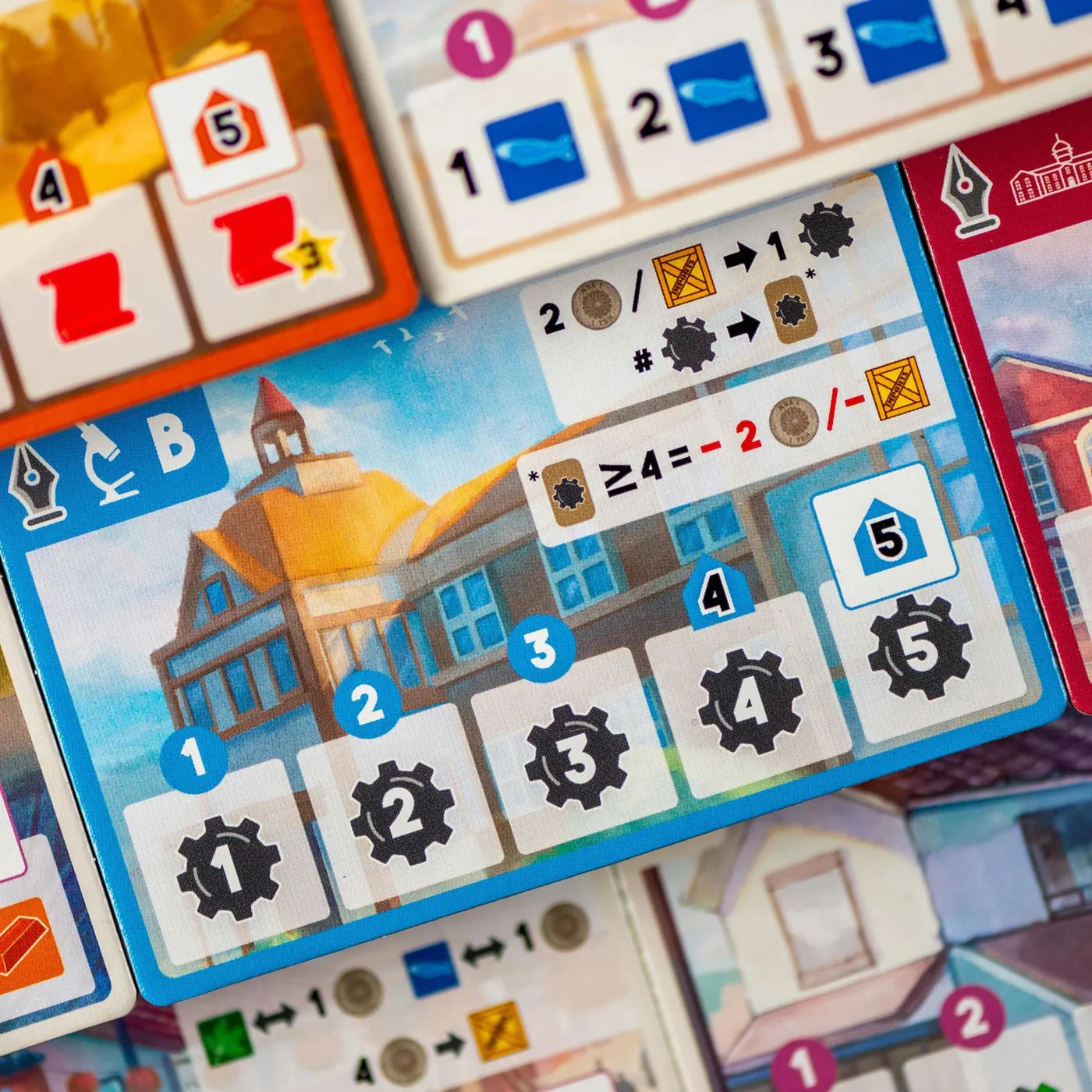 Yokohama board game components