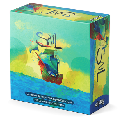 Sail board game box