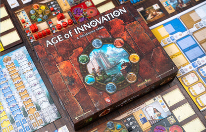 Age of Innovation box with components